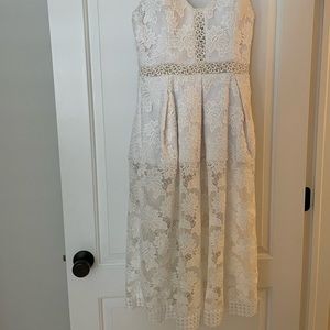 Nicholas lace white dress